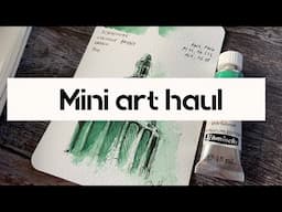 Smallest art haul ever - but totally worth it if you like this color