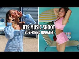 Music Shoot BTS, While I Give You A BOYFRIEND UPDATE | Rosie McClelland