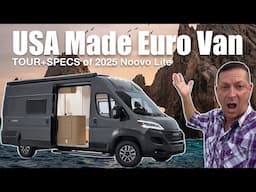 Tour+Specs of Euro Inspired 2025 Noovo Lite Class B RV Built In Nevada, with Go Small. Live Large!