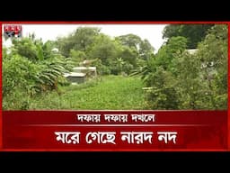খরস্রোতা নারদ নদ এখন কচুরিপানায় ঠাসা | Narod river | Somoy TV