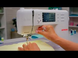 Adjusting stitch width, stitch length, thread tension etc. with the BERNINA 335 and 325