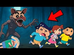 Shinchan Became Demogorgon In DBD 😨 | Shinchan Playing Dead By Daylight | Horror Game 😱