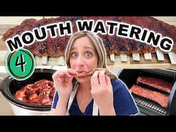 I Made Ribs 4 Ways… And Things Got Saucy FAST!