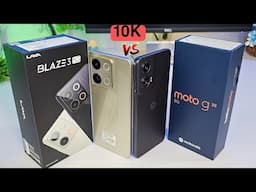 Lava Blaze 3 5G Vs Motorola Moto G35 5G || Unboxing || Comparison || Camera || Price