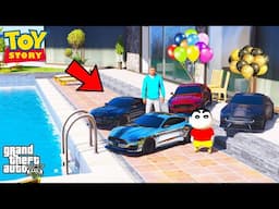 Franklin And Shinchan Buy New Big RC Remote Control TOY Car for Shinchan & Chop Playing IN GTA V