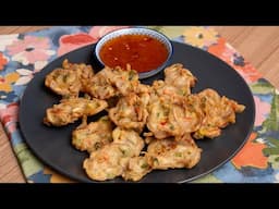 Resepi Cucur Bawang Tanpa Gluten Che Nom: Rangup Di Luar, Lembut Di Dalam!