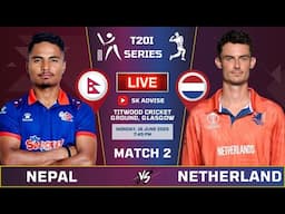 Nepal Vs Netherland Tri-Nation Series Match Live Score & Commentary | NEP VS NED T20I |Match Preview