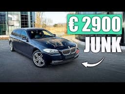 JUNK OR GEM? FIRST START OF MY CHEAP BMW 525D