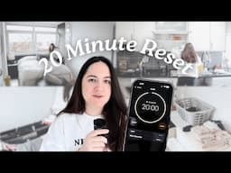 20 Minute Clean-Up Challenge | CLEAN WITH ME 🧼