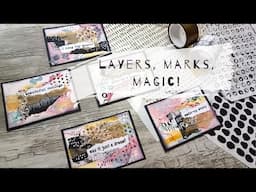 These tiny cards are full of texture🔥