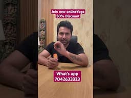 New Online yoga batch at 50% discount.. #shorts #onlineyoga #yogaclass
