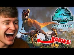 JURASSIC WORLD EVOLUTION 3 the NEW TRAILER! (Reaction)