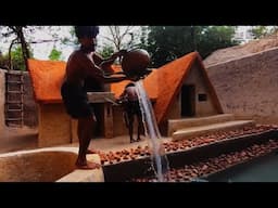 Dig Ground To Make Groundwater well Then Build Underground Swimming Pool