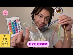 ASMR | EYE TESTING (Silvia)