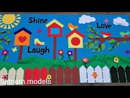 How to make classroom bulletin board theme decoration ideas for school