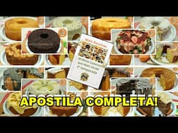🔴Aprenda Como Fazer 20 Bolos Caseiros Mais Vendidos 2° Temp. COM A APOSTILA COMPLETA EM PDF DIGITAL!