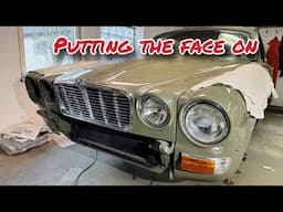 Giving the Car a Face Again - Jaguar XJC Manual Restoration