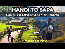🇻🇳 TRAVEL COZY VIETNAM DAY 3: Hanoi to Sapa Sleeper Bus Guide + Cat Cat Village Trekking and Tour