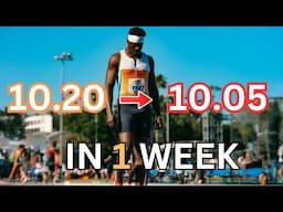 From 10.20 to 10.05 in 1 Week🤯 || 2025 Track Vlog || Aaron Kingsley Brown