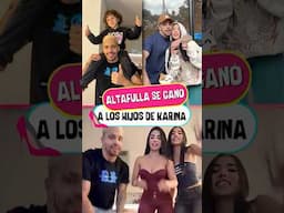 Asi es como Altafulla se ganó a los hijos de Karina Garcia