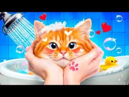 ¡Salvé a un Gatito Sin Hogar! ¡Cómo Cuidar a Tus Mascotas!