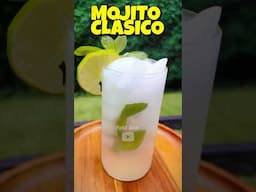 Auténtico"MOJITO CLÁSICO" | Receta Paso a Paso🍋🍃 #shorts #shortvideo