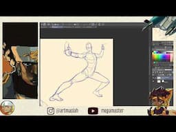 [L I V E] Drawing Therapy 03 Let's have fun making ART  🎵☕