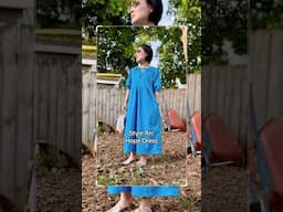 Style Arc Hope dress #sewing Cotton fabric gifted by Minerva #memademay day 27