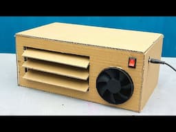 How to Make Cardboard AC (Air Conditioner) at Home | Homemade Cooler