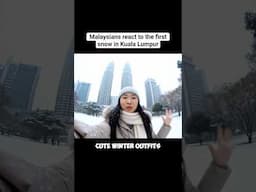 Malaysians react to the first snow in Kuala Lumpur!