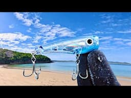 Fishing an Unexplored Zone with Tiny Topwater Lures!