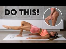 Get DEFINED LONG LEGS with this Home Workout - Pilates Inner & Outer Thighs, Floor Only, No Squats