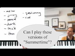 Using Images as Musical Inspiration (8 Versions of "Summertime")