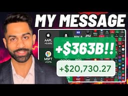 ⚠️  MY URGENT Message for ALL Investors NOW: [DOIN THIS] Market FLIPS BIG TIME!! INSANE Volatility!!