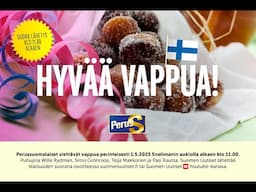 Perussuomalaisten vapputapahtuma 2025  Snellmanin aukiolla Helsingissä
