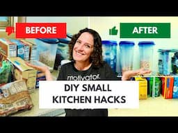 Small Kitchen Storage Ideas That Actually WORK! 😱 DOLLAR TREE Organization ✨🏡