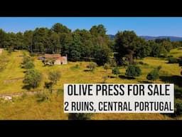 OLIVE PRESS HOMESTEAD, 45K FOR SALE IN CENTRAL PORTUGAL, 2 RUINS