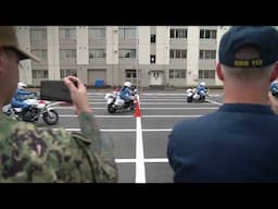 Japan’s elite White Angels lead motorcycle safety training at US Navy base
