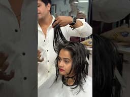 Trending step with layer hair cut #frontlayerhaircut #hairstyle #haircut #viralvideo #haircare