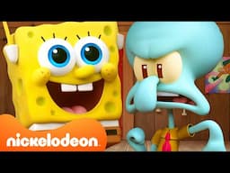 SpongeBob's Biggest Mood Swings 😡🥶 | Kamp Koral | Nickelodeon UK