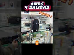 AMPLIFICADORES 4 SALIDAS CONEXIONES