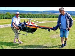 RC BO-105 STUNNING AEROBATICS WITH HUGE HELIFACTORY RC SCALE MODEL MODEL TURBINE HELICOPTER !!!
