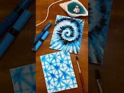 Art Challenge 30/30: Tie and Dye pattern on Paper. Keep commenting 👉🏻 #tiedye #artstudiobysrabani