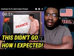 American Reacts to Americans Try To Label A Map of Europe