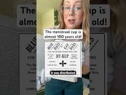 The history of the menstrual cup - going back to 1929! #shorts