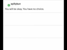 ominous positivity