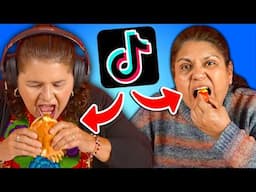 Mexican Moms Try Viral TikTok Food