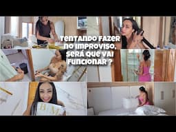 ENVELOPAMOS O CHUVEIRO | PINTAMOS O BOX DE DOURADO | INSTALAMOS OS ACESSÓRIOS DO BANHEIRO