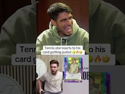 CARLOS ALCARAZ REACTS TO HIS CARD GETTING PULLED 🤣