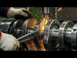 Six Diesel Engine Crankshaft Fix Amazing Process || Diesel Engine Crank Repair